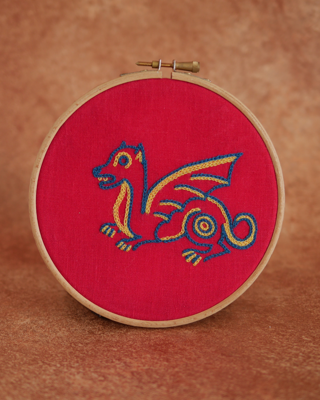 Kit de broderie débutant : Le Dragon